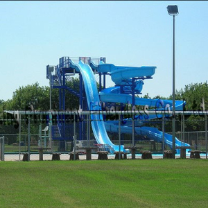 Tobogán de Piscina de <span class=keywords><strong>Segunda</strong></span> <span class=keywords><strong>Mano</strong></span> de Fibra de Vidrio y Acero para Parques de Aventura y Acuáticos en Venta - Product Image 1