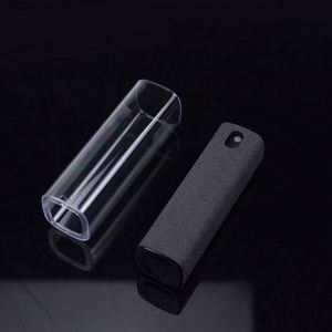 Custom Durable PVC Touchscreen Mist Cleaner 2-in-1 Spray Silk Screen Printed Microfiber Cloth for Phones Laptops <b>Gift</b> - Product Image 4