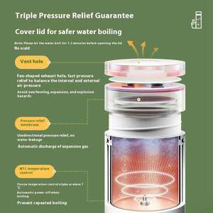Taza Eléctrica Inteligente para Calentar Agua, Taza Aislante Integrada, Hervidor Portátil de Viaje con Ajuste de Temperatura, Taza Calentadora de 450 ml - Product Image 2
