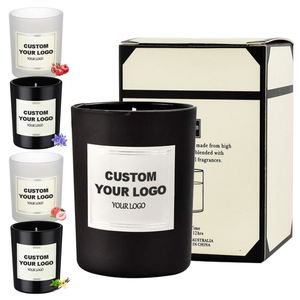 New Style Christmas <b>Candle</b> Luxury Glass <b>Candle</b> Jars Business Gift <b>Set</b> Custom <b>Candle</b> Wedding Gifts for Guests - Product Image 1