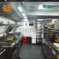 Shinelong Set peralatan dapur Makanan Cepat, peralatan ayam goreng solusi restoran Burger