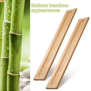 Bamboo <b>Incense</b> <b>Sticks</b> <b>Holder</b> <b>Incense</b> Burner Ash Catcher for Meditation Yoga <b>Incense</b> Stand for Home Enhances Relax Atmosphere - Product Image 6