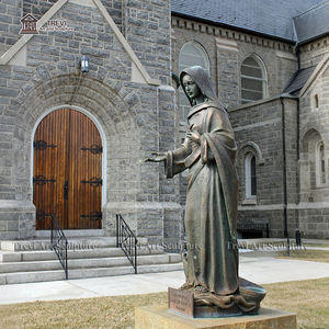 Escultura Religiosa Bronce Fundido Nuestra Señora DE LA Estrella del Océano Estatua - Product Image 4