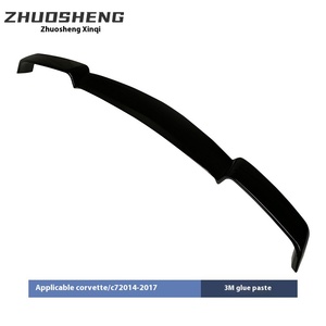 สปอยเลอร์หลังทรงสปอร์ตแบบดัดแปลงสำหรับ C7 ลายคาร์บอน ป้องกันลมด้านหน้า วัสดุ ABS สีดำ แบบชั้นเดียว รุ่น ZSXQ010 สำหรับรถยนต์แบบชั้นเดียว - Product Image 3