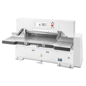 Máquina Cortadora de Papel Automática, Cortadora Eléctrica de Hojas para Corte de Hoja a Hoja y Recorte de Bordes de Papel - Product Image 1