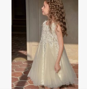 ชุดเดรสเด็กผู้หญิงลายดาวเจ้าหญิงสำหรับฤดูใบไม้ผลิและฤดูร้อน รุ่นใหม่ ชุดเดรสสำหรับการแสดงเปียโนระดับไฮเอนด์ - Product Image 1