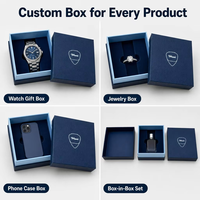 Boîte cadeau rigide personnalisée pour montre, bijoux, parfum, avec insert en velours EVA, logo estampé à chaud, OEM ODM, faible MOQ, fabrication en usine