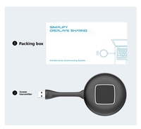 Dongle de espejo de pantalla de aula de presentación inalámbrica OEM para 65 75 86 100 110 pulgadas 4K pantalla táctil tableros inteligentes interactivos
