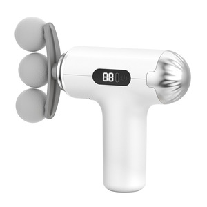 Pistolet de massage fascia pour relaxation musculaire, 4 têtes de massage, rechargeable USB, moteur sans balais, usage domestique, fitness intelligent - Product Image 2