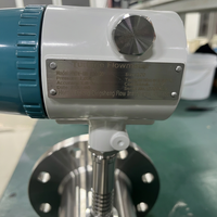 -20 - 120 ℃   Débitmètre à turbine pour liquides propres SS304 Pulse 4-20mA pour l'osmose inverse, l'eau, le diesel, le carburant