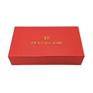 Caja de Regalo Plegable de Cartón Reciclable Personalizada con Cierre Magnético, Papel y Rafia para Calcetines, con Grabado y Laminado Mate - Product Image 2