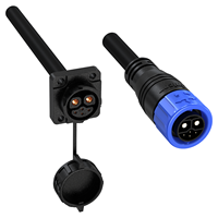 Connecteur de charge circulaire 8P 30A+5A pour vélos et trottinettes électriques, 8 contacts pour remplacement de chargeurs de véhicules électriques