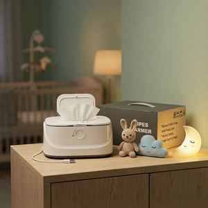 1. Calentador de toallitas húmedas eléctrico, caja con temperatura constante, alimentado por USB, calentador de toallitas para bebés, dispensador de pañuelos portátil para recién nacidos - Product Image 1