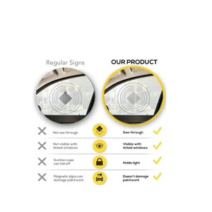 Impermeable y resistente <span class=keywords><strong>a</strong></span> los rayos UV One Way Vision Baby on Board Sticker para uso en exteriores - Product Image 4