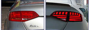 Phares avant pour Audi A4L, modèles 09-12, avec feux de jour LED et clignotants séquentiels, pour mise à niveau de l'ensemble de phares A4L - Product Image 4