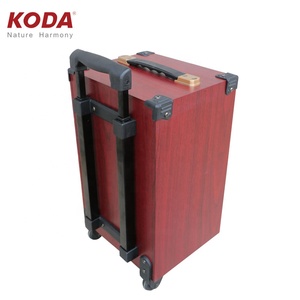 Altavoces de madera de alta potencia <span class=keywords><strong>Koda</strong></span> de 10 pulgadas, altavoz portátil para fiesta, altavoz portátil de madera, Control remoto inalámbrico - Product Image 5