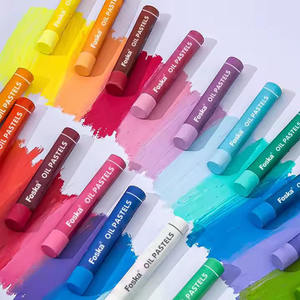 Foska 12/24 couleurs faciles à mélanger fournitures d'art de classe parfaites <span class=keywords><strong>Pastel</strong></span> à l'huile Non toxique pour enfants artistes débutants peinture <span class=keywords><strong>dessin</strong></span> - Product Image 4