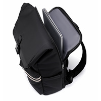 Sac à dos de voyage professionnel de style nouveau, imperméable, pour ordinateur portable 15 pouces, avec harnais à coussin d'air, grande capacité, unisexe, en polyester