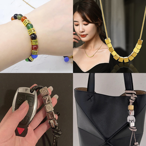 Chọn của bạn chữ cái và số lượng sterling bạc nhỏ thư Cubes, 9/12/15 mét Bead mm 6/7/8 mét lỗ, chữ cái, số quyến rũ - Product Image 6