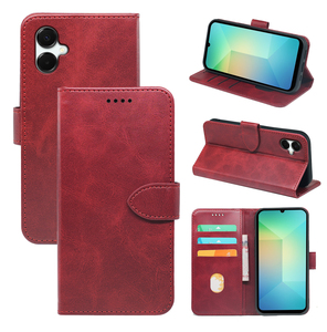 Étuis portefeuille en cuir à rabat de qualité supérieure pour téléphones <span class=keywords><strong>Samsung</strong></span> Galaxy A37 A57 A07 A27 – Coque antichoc avec portefeuille - Product Image 1