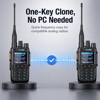 XUNLIBAO 5800 VHF UHF UV Radio Bidireccional de Doble Banda Walkie Talkie FM Precio al por Mayor Envío Rápido Tipo-C para Seguridad Construcción Exteriores
