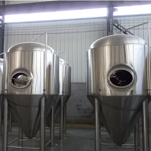 ماكينة نحاسية لإعداد بيرة الباب، نظام تخمير البيرة بسعة 200 لتر في اليوم
