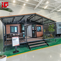 Villa de Luxe Préfabriquée Prête à l'emploi, Tiny House 20Ft 40Ft, 2 3 4 5 Chambres, Maison Conteneur Préfabriquée Portable Extensible