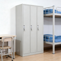 Armoire métallique personnalisable pour vestiaire, salle de sport, piscine, extensible, à une ou plusieurs portes, casier en acier avec serrure à clé