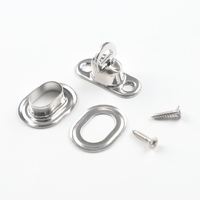 En gros, Outils de fixation pour bâches, filets pare-soleil, tonnelles de jardin, écrans anti-pluie, avec œillets métalliques, boucles ovales et boutons de torsion