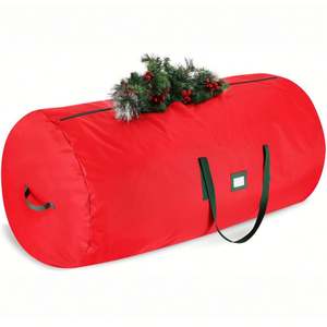 Bolsa de Mudanza Extra Grande y Resistente con Cremalleras, Plegable, para Árboles Artificiales Desmontables de 9 pies - Product Image 3