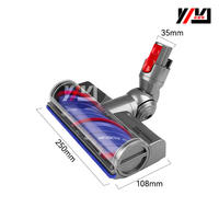 Tête de brosse motorisée pour aspirateurs Dyson V7 V8 V10 V11 V15, anti-emmêlement, à dégagement rapide, pièces de rechange pour brosse à sol, vente en gros
