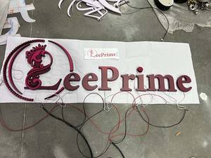 Lettres LED directes d'usine, enseigne en acrylique, lettres lumineuses, logo lumineux, signalétique personnalisée, enseigne LED pour entreprise - Product Image 6