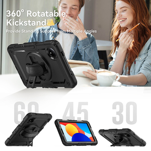 Cho Xiaomi Redmi Pad SE 8.7 Inch Chống Sốc Rugged Silicone Xoay Đứng Dây Đeo Vai Bảo Vệ Màn Hình Máy Tính Bảng Trường Hợp - Product Image 4