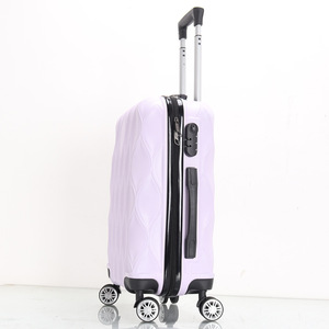 Ensemble de bagages élégant quatre pièces avec valise à fermeture éclair 20 cm, bagage à main avec roues universelles silencieuses et serrure à combinaison pour hommes en voyage - Product Image 2