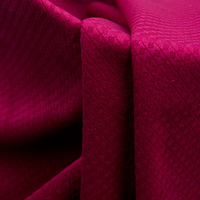 16 + Couleurs 100% Polyester Velours Tricoté Velours Tissu Motif Pied de Poule pour Canapé