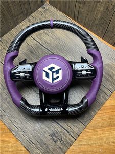 Volant en fibre de carbone pour Mercedes-Benz C43/C63/<span class=keywords><strong>C63s</strong></span> Coupé W205 AMG 19-22 Facelift C63/E63/GT/CLS - Product Image 3