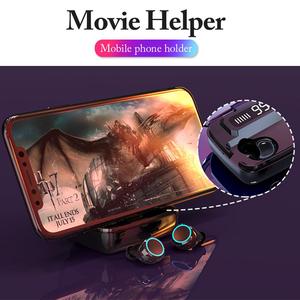 Nouveaux écouteurs étanches <span class=keywords><strong>M11</strong></span> TWS 5.0 stéréo basses sport, écouteurs sans fil avec boîte de charge numérique LED 2000mAh - Product Image 2