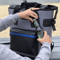 Sac isotherme pliable étanche en TPU avec poignée pour le transport d'articles à température contrôlée de la chaîne du froid médical