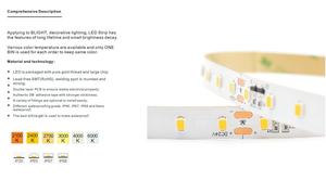 مصباح شريط SMD فائق السطوع LED أبيض واحد 12 شريط إضاءة ذكية لإضاءة المنزل في الهواء الطلق - Product Image 3