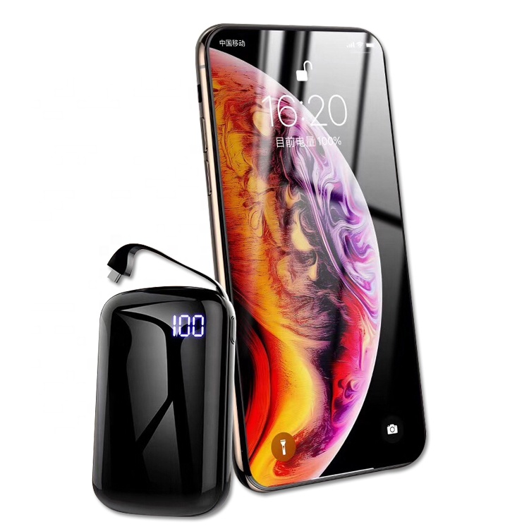 10000mAh Mini pocket powerbank for company gift - Product Image 2