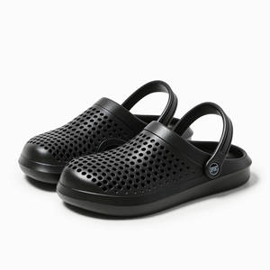 <b>Clogs</b> Breathable Round Toe Flat Outdoor Beach Shoes For <b>Men</b> Women Sport Style Medium Thickness 4cm Heel - Product Image 1