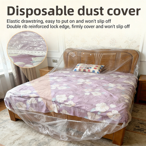 Housse de protection jetable anti-poussière pour meubles, canapé, lit, <span class=keywords><strong>matelas</strong></span>, pour déménagement et nettoyage - Product Image 2