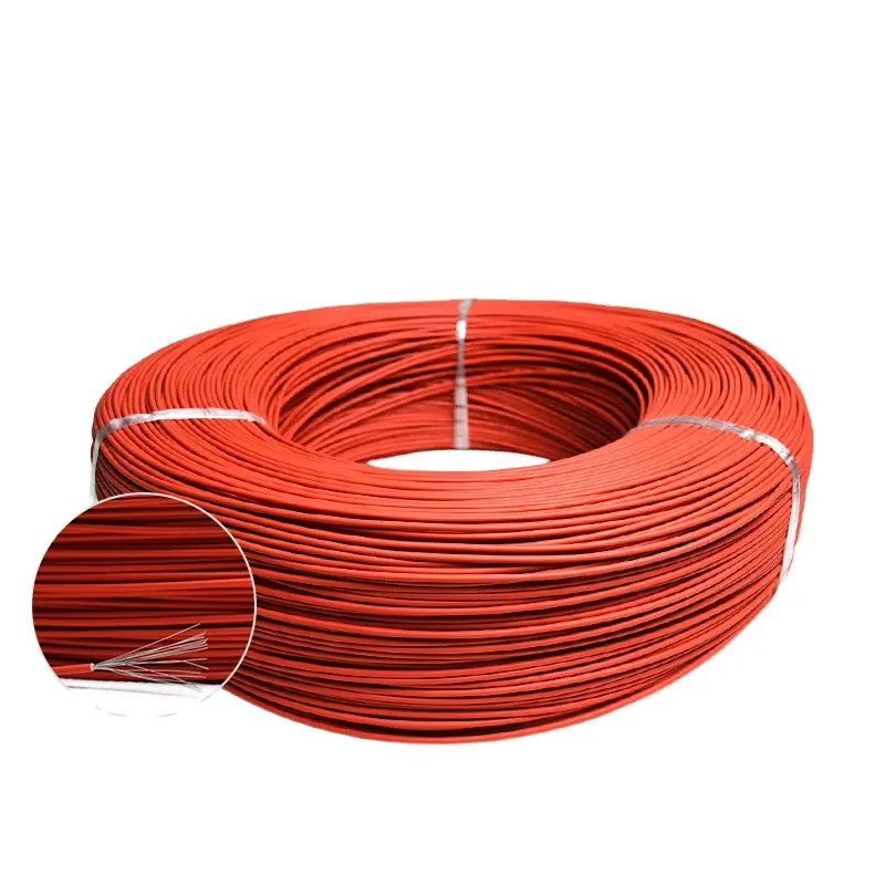 Low smoke halogen free irradiated crosslinked wire UL3398 26awg 7/0.16TS OD1.3 red color Electronic Wire for electronic