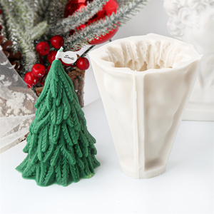 3D Star Christmas Tree Silicone <b>Candle</b> <b>Molds</b> Pinecone Plaster Resin <b>Mold</b> for Aromatherapy Gypsum Making Christmas Decor Gift - Product Image 6