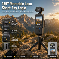 Kamera Aksi 1080P Perekam yang Dipasang di Dada POV Kamera Video Olahraga Layar 1,6 Inci Perekam Vlog Sepeda Motor Bersepeda Lensa Ganda