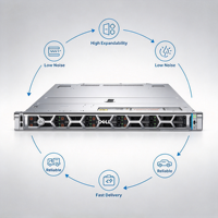 Matériel informatique en rack à haute efficacité avec des performances de fonctionnement stables pour une utilisation professionnelle Serveur Dell