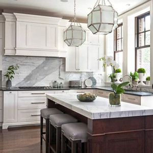 Buen Precio, Alternativa a la Losa de Mármol Calacatta de Italia, Calacatta Blanco, Corchia Arabescato, Moderno, Pulido, Impermeable, para Uso en Hoteles, 18 mm - Product Image 1