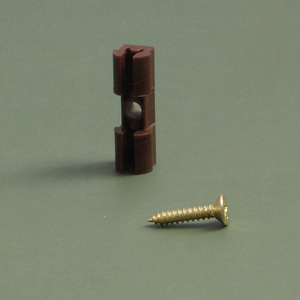 Brown Plastic Concealed Grille Connector For Woodworking Decorative Fastening Roman Column Cabinet Trim <b>Clip</b> Easy Installation - Product Image 1