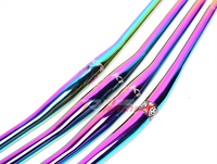 Guidon de vélo Rise Rainbow pour VTT/MTB/AM, course en descente, guidon de vélo de montagne, guidon coloré 800 mm