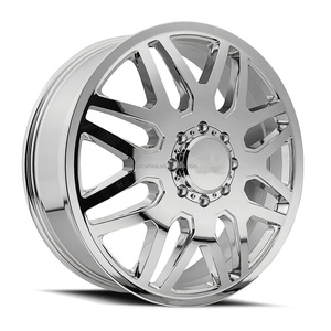 โครเมียมหรูหรา ขนาด 20 22 <span class=keywords><strong>24</strong></span> 8.25J สำหรับ F350 F450 Chevy Silverado 3500HD GMC Sierra 8x165.1/8x170/8x200/8x210 - Product Image 3